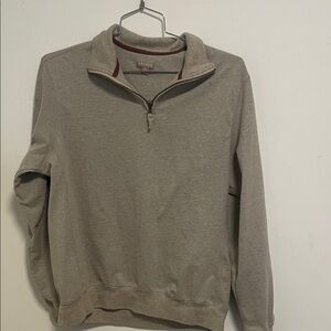 George Men's Tan Zip-Up Sweater